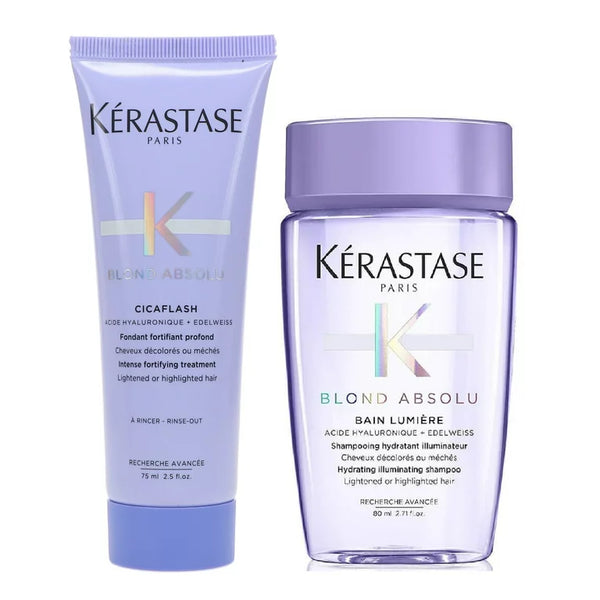 Kit travel size hidratación de rubios Blond Absolu