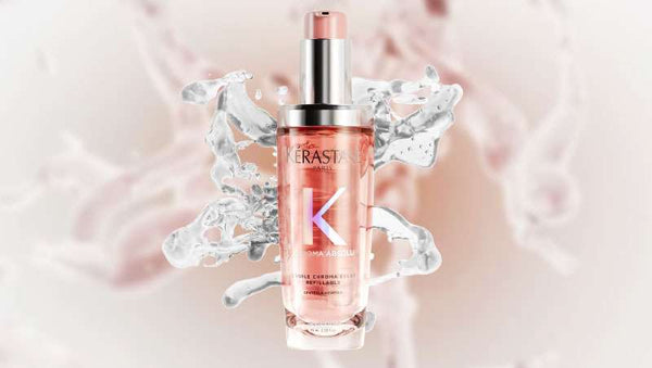 Huile Chroma eclat . Chroma Absolu. Aceite termoprotector cabellos con color.