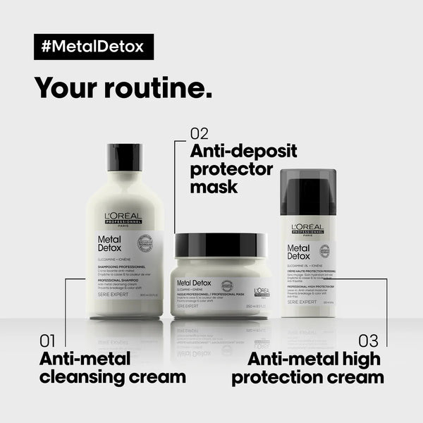 Kit metal detox anti quiebre. Prepara tu cabello antes y después del color.