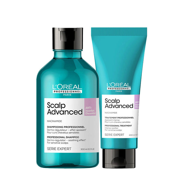 Kit cuero cabelludo sensible + hidratante scalp advanced serie Expert