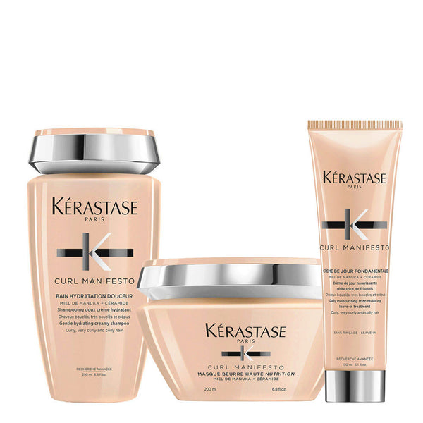 Kit CURL MANIFESTO bain -masque - crème de jour