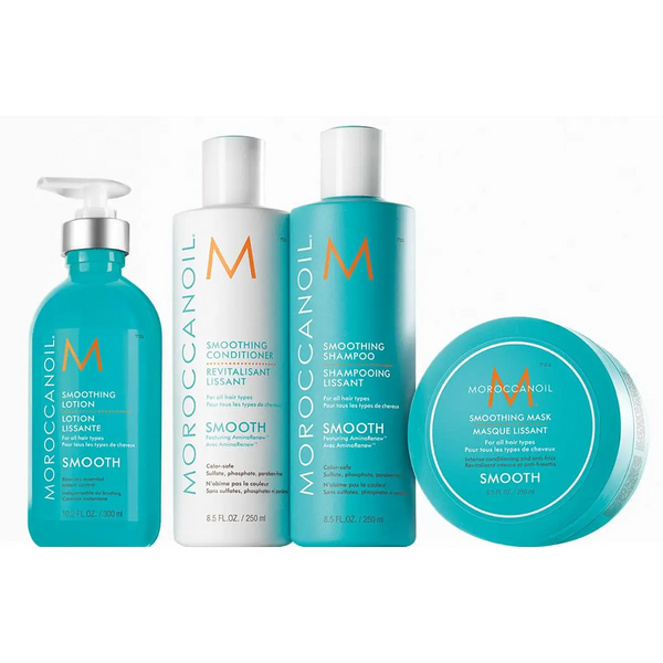 Kit SMOOTH cabellos  rebeldes y con frizz MOROCCANOIL